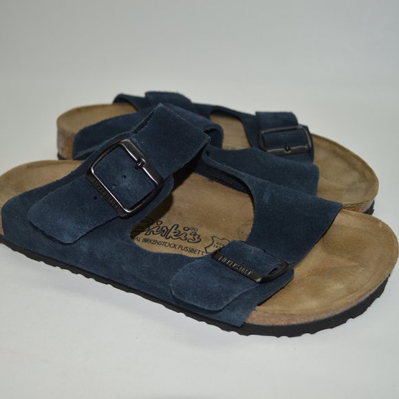 Birkenstock Shoes - Birkenstock Birki's Arizona Navy Blue Sandals 39 8